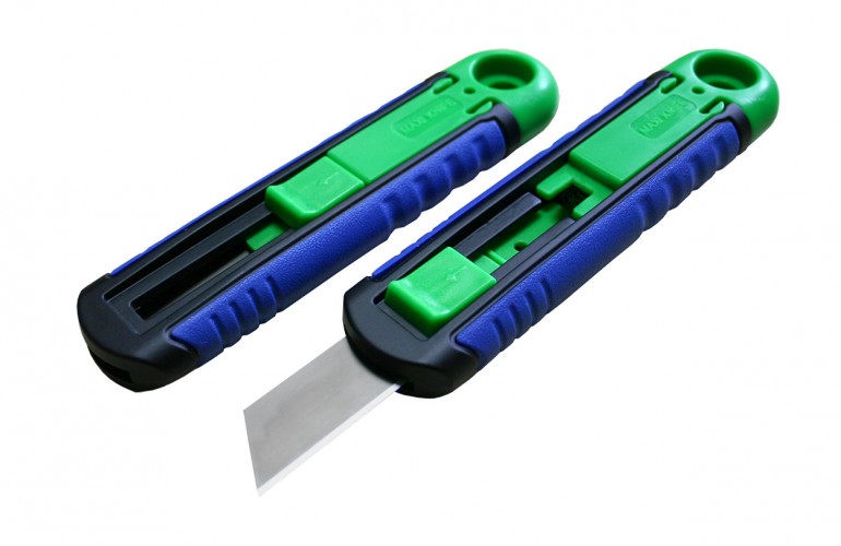 Maxi Knife 100 Otomatik Yay Mekanizmalı Emniyetli Bıçak